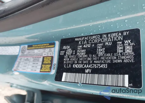 2025 Kia Seltos Ex from USA, damaged, VIN KNDERCAA4S7675493